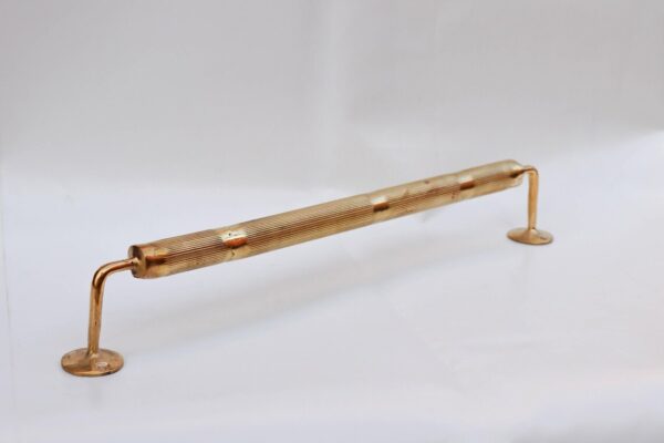 Brushed Solid Brass Towel Bar Sturdy and Elegant Bathroom Fixture