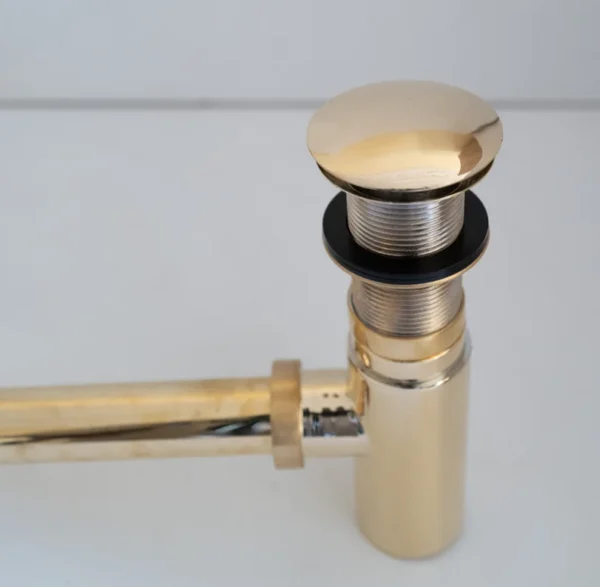 Unlacquered brass gooseneck faucet with hand-engraved detailing - Image 7